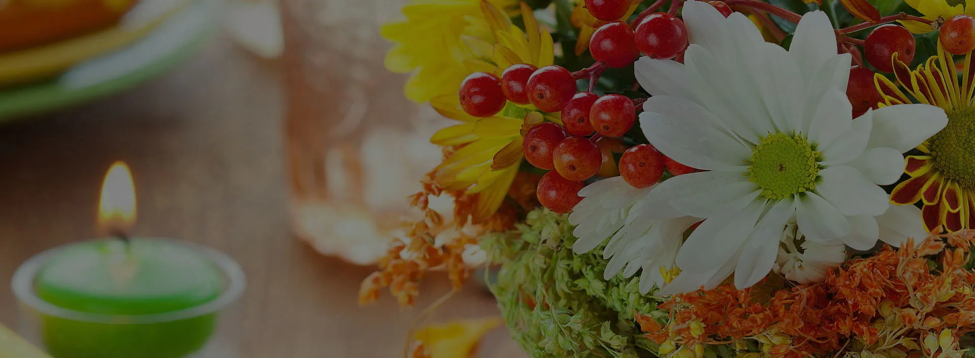 Aranjament floral cu flori naturale pentru evenimente speciale